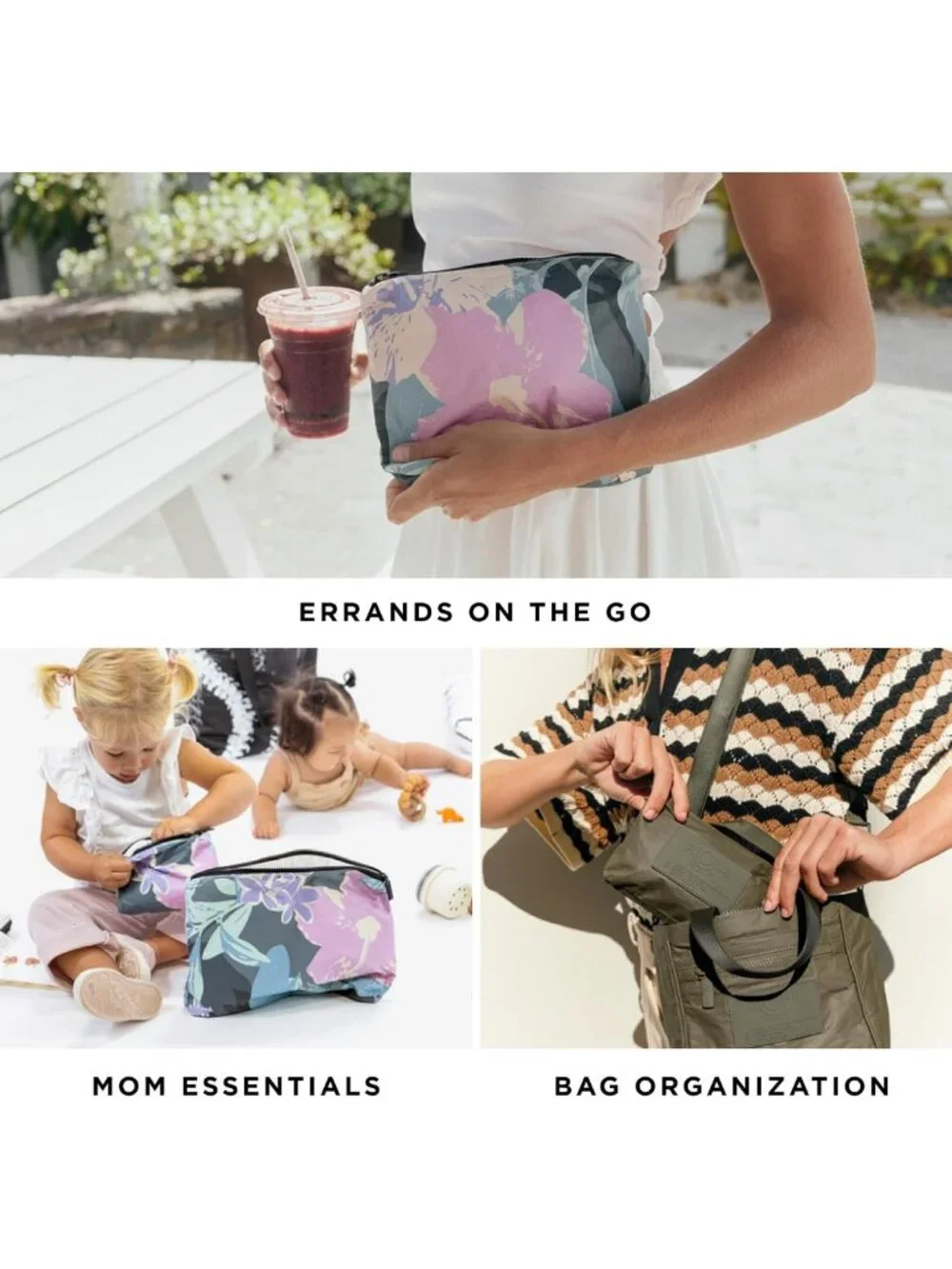 Compact Splash-Proof Makeup Pouch | Lightweight & Easy to Clean Travel Bag